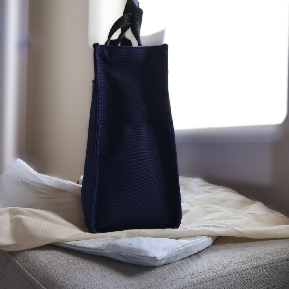 Frances Valentine The Kate Bag Womens Navy Nylon NWT Closet Staple Classic - Picture 7 of 12